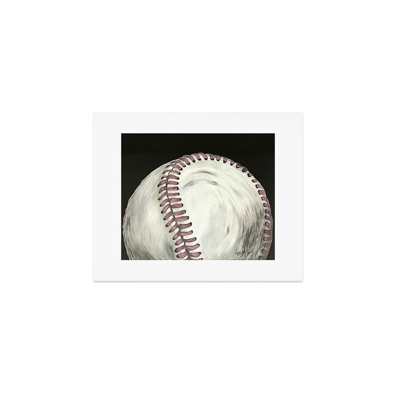 Vintage Baseball Art Art Print Gallery Image 1