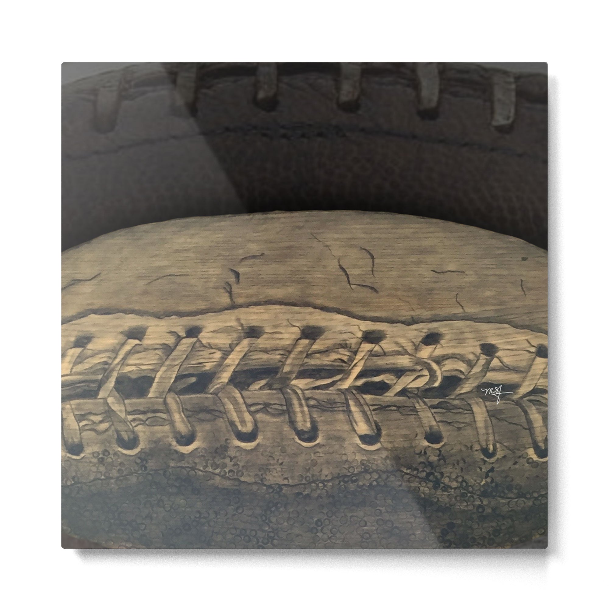 Vintage Football Metal Print Gallery Image 2