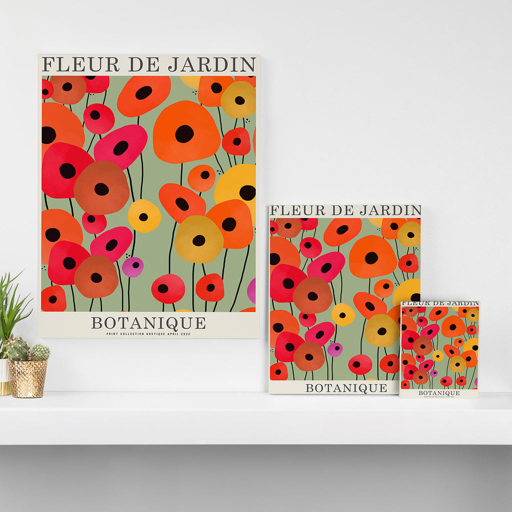 Fleur de Jardin - Flower Market Canvas Print Gallery Image 3
