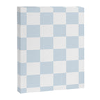 pale blue and white checkered nursery style design for boys Canvas Print Gallery Image 8