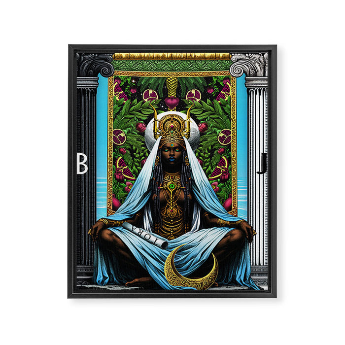 High Priestess MP Framed Canvas Print Gallery Image 1