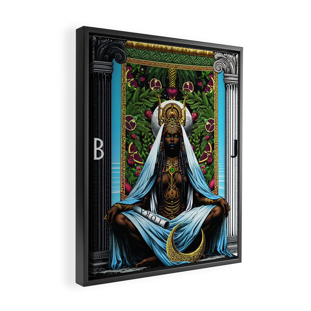 High Priestess MP Framed Canvas Print Gallery Image 2