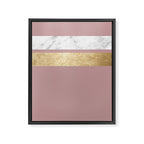 Mauve in the night marble Framed Canvas Print Gallery Image 8