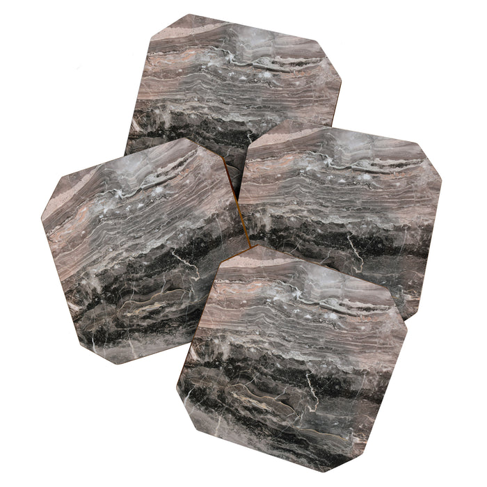 Smokey gray marble Coaster Gallery Image 1