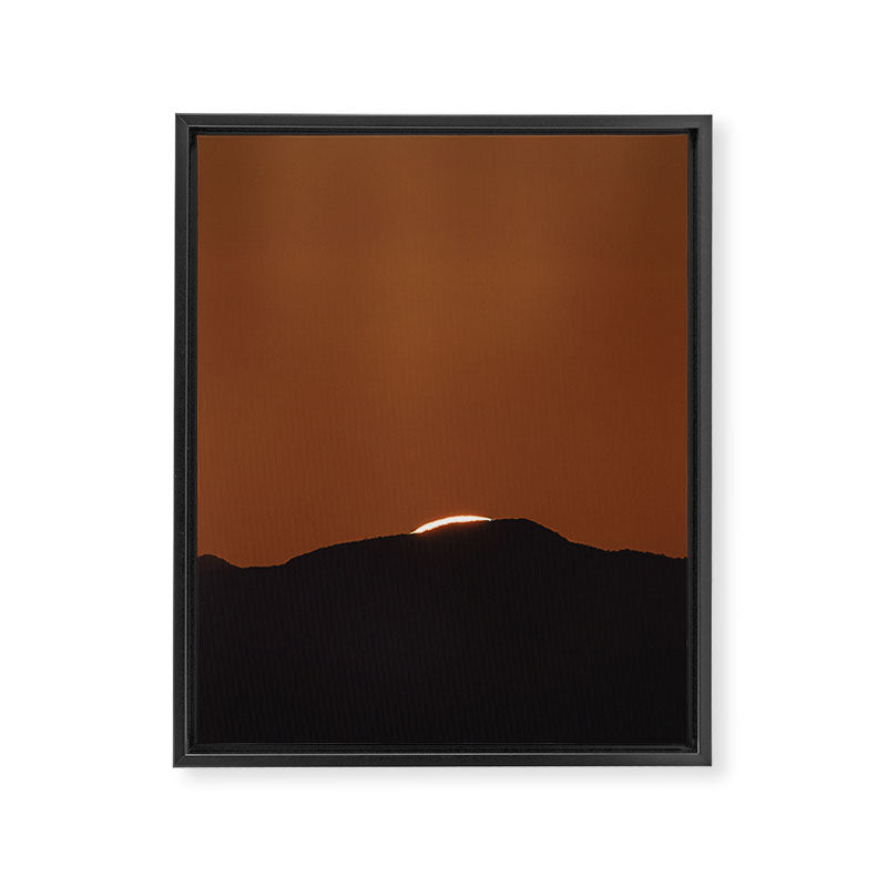 Orange Red Dusk Framed Canvas Print Gallery Image 6
