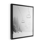 Ski Gondolas , Ski Lift Framed Canvas Print Gallery Image 2