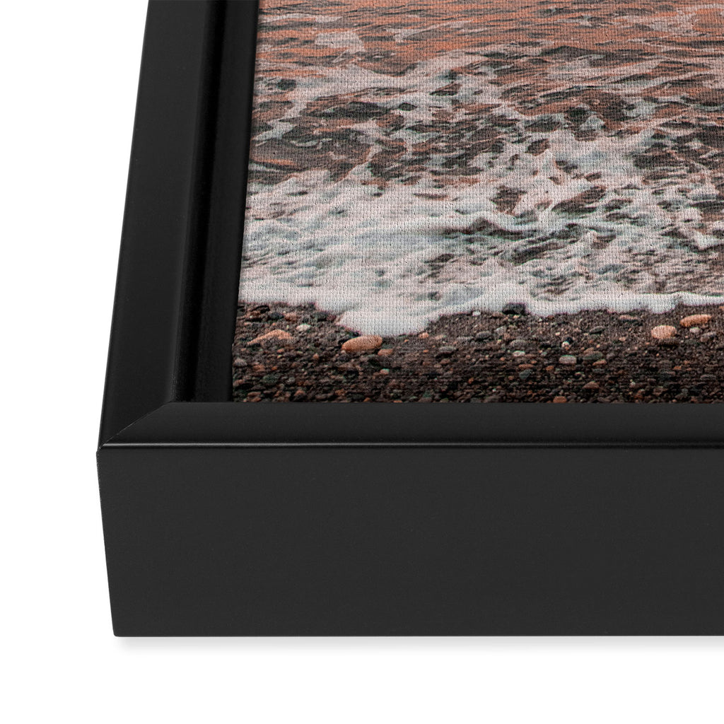 Sunset At The Beach Framed Canvas Print Gallery Image 3