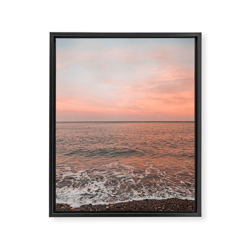 Sunset At The Beach Framed Canvas Print Gallery Image 6