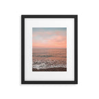 Sunset At The Beach Framed Art Print Gallery Image 4