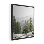 Winter Forest Landscape  Framed Canvas Print Gallery Image 2