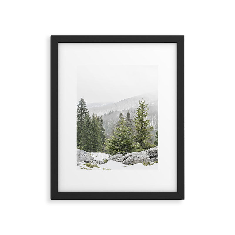 Winter Forest Landscape  Framed Art Print Gallery Image 5