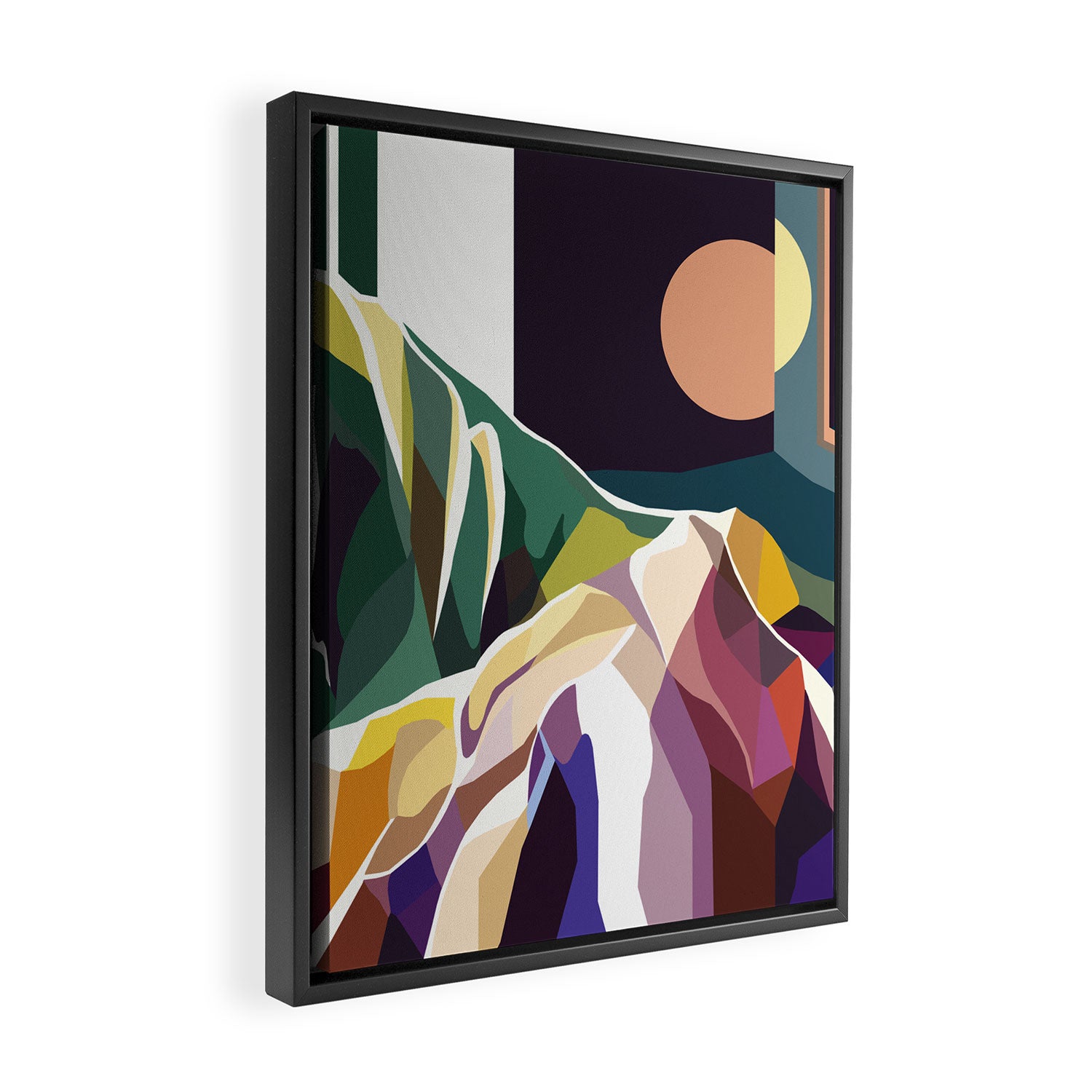 At Mont-Rebei Framed Canvas Print Gallery Image 2