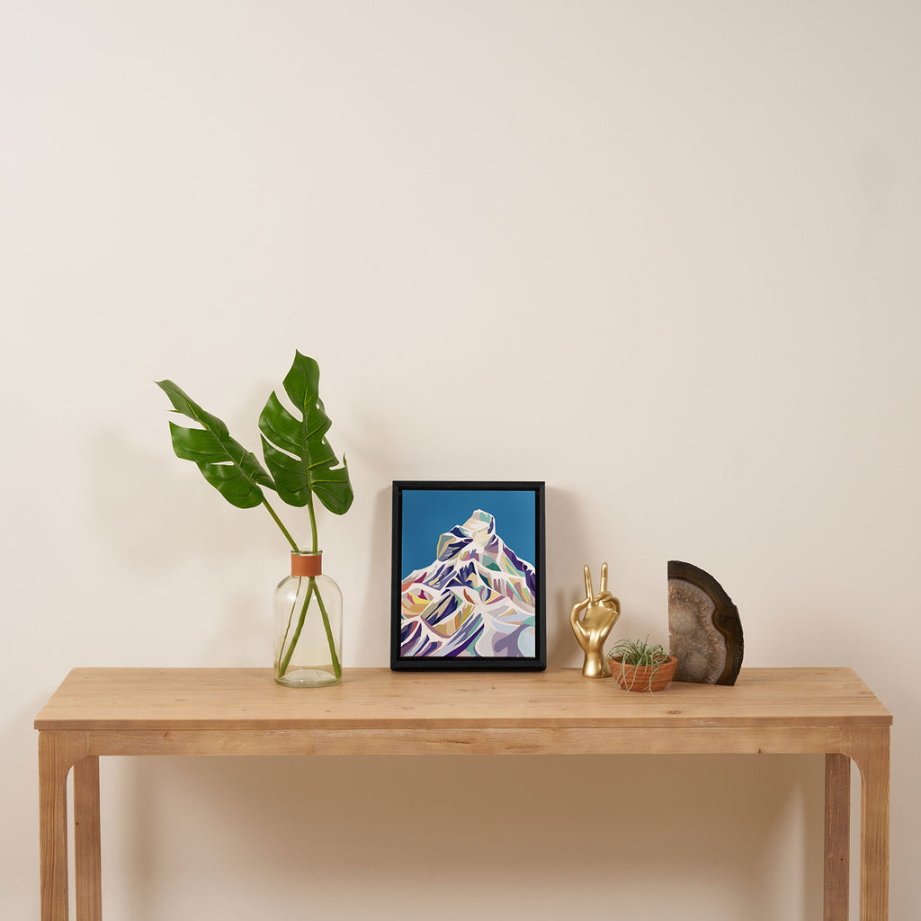 Klein Matterhorn Framed Canvas Print Gallery Image 4