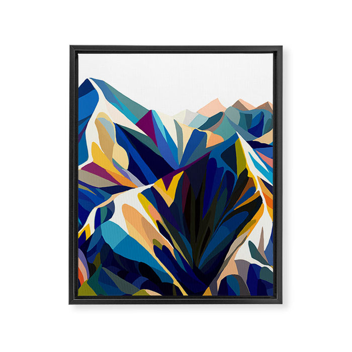 Mountains cold Framed Canvas Print Gallery Image 1