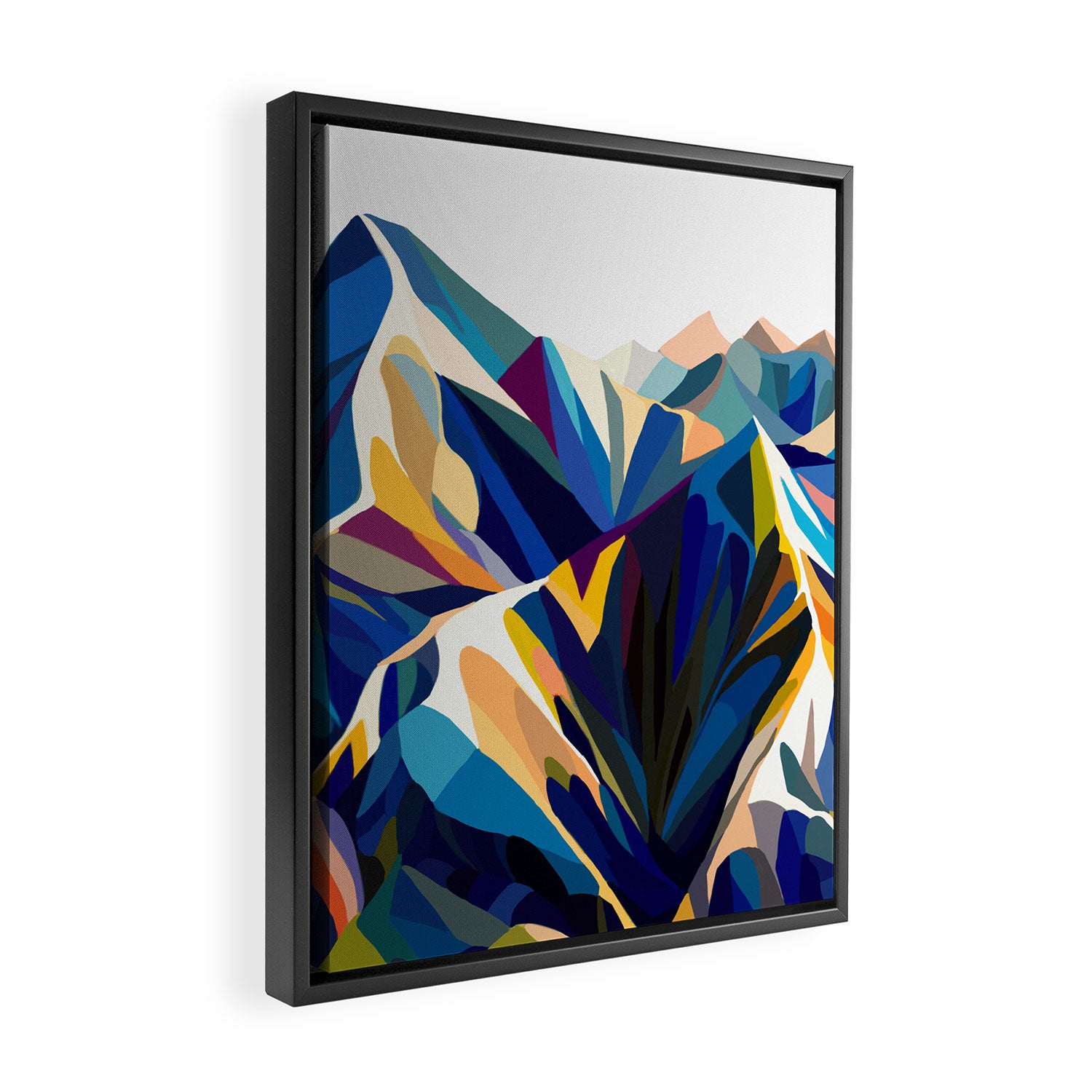 Mountains cold Framed Canvas Print Gallery Image 2