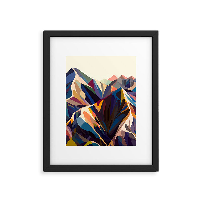 Mountains original Framed Art Print Gallery Image 4