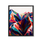 Mountains sunset warm Framed Canvas Print Gallery Image 8
