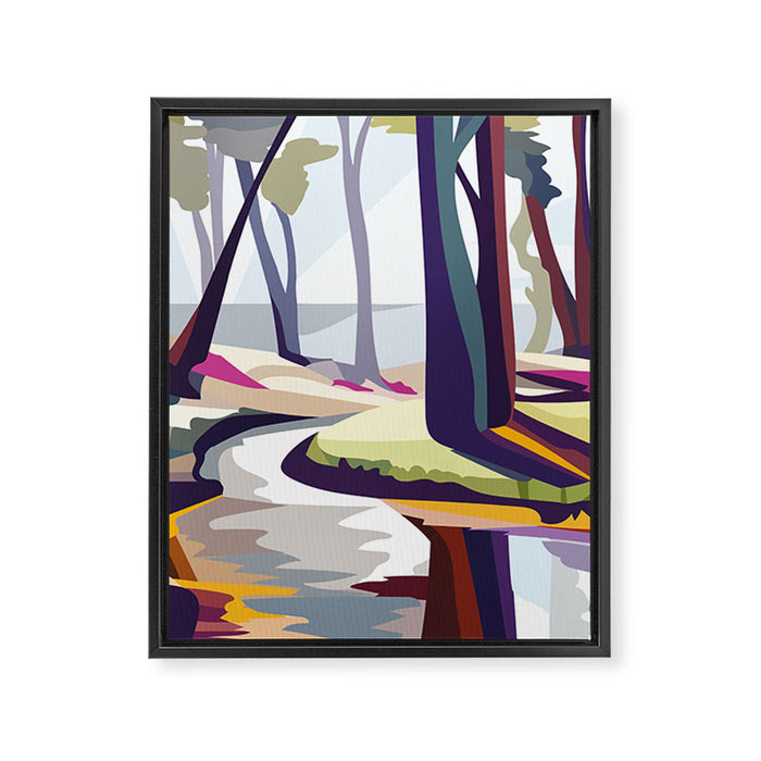 RIVERSIDE ORIGINAL Framed Canvas Print Gallery Image 1