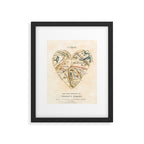 "A Map of the Open Country of a Woman's Heart" by D. W. Kellogg (c. 1833-1842) Framed Art Print Gallery Image 5