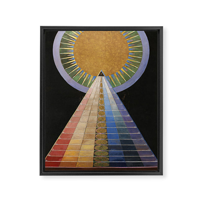 "Altarpiece" by Hilma af Klint (1907) Framed Canvas Print Gallery Image 1