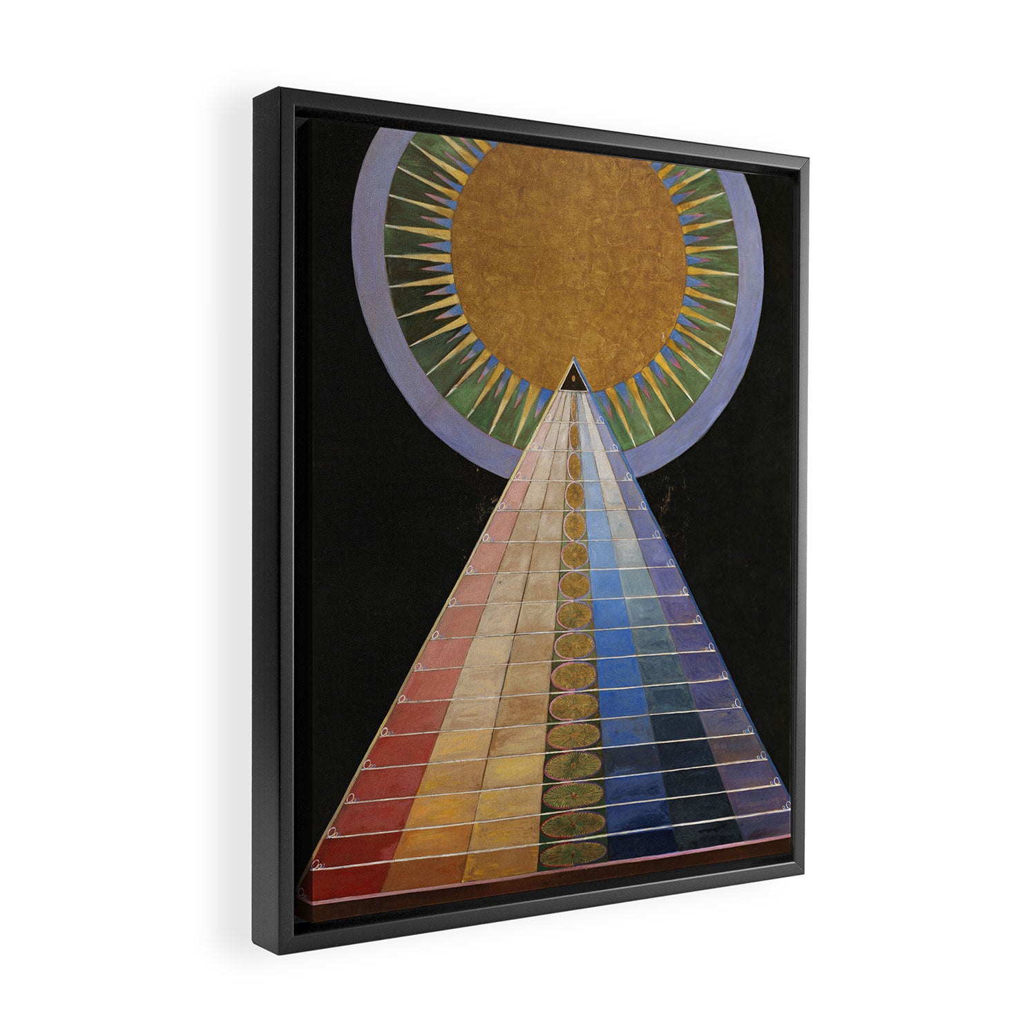 "Altarpiece" by Hilma af Klint (1907) Framed Canvas Print Gallery Image 2