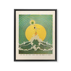 "And Pipe the Little Songs that Are Inside of Bubbles " by Dugald Stewart Walker, 1920 Framed Canvas Print Gallery Image 6