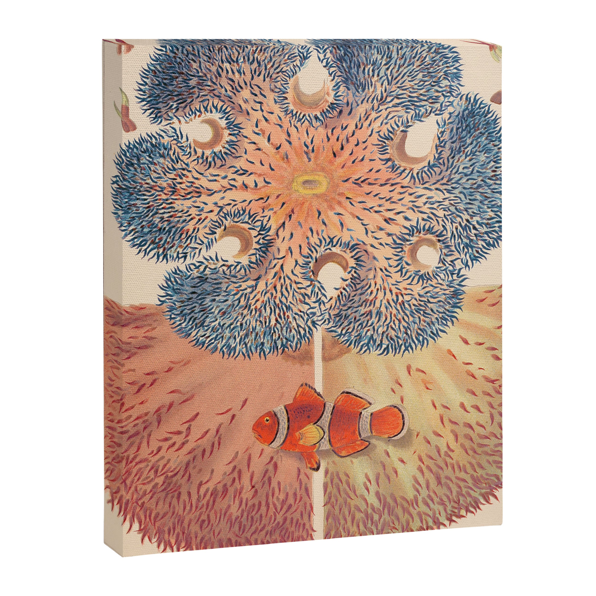 Anemones from âThe Great Barrier Reef of Australiaâ by William Saville Kent, 1893 Canvas Print Gallery Image 6