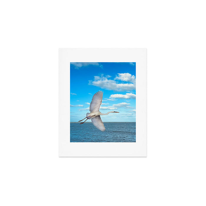 Another Horizon # Great White Heron Art Print Gallery Image 1