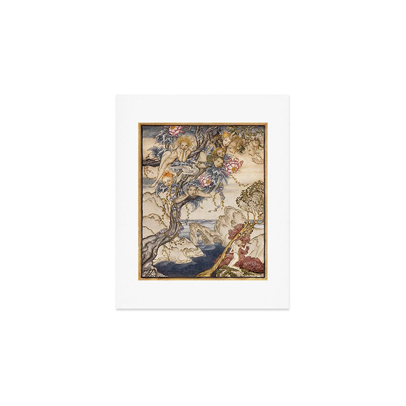 Art by Arthur Rackham for "The Tempest" by William Shakespeare (1926) Art Print Gallery Image 1