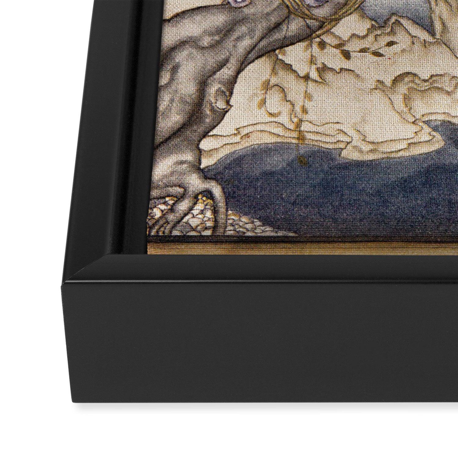 Art by Arthur Rackham for "The Tempest" by William Shakespeare (1926) Framed Canvas Print Gallery Image 3