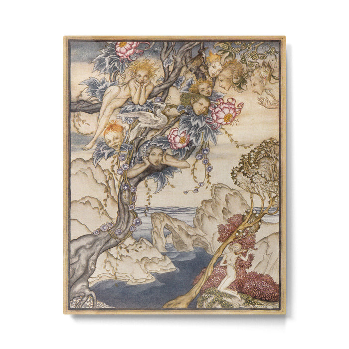 Art by Arthur Rackham for "The Tempest" by William Shakespeare (1926) Metal Print Gallery Image 1