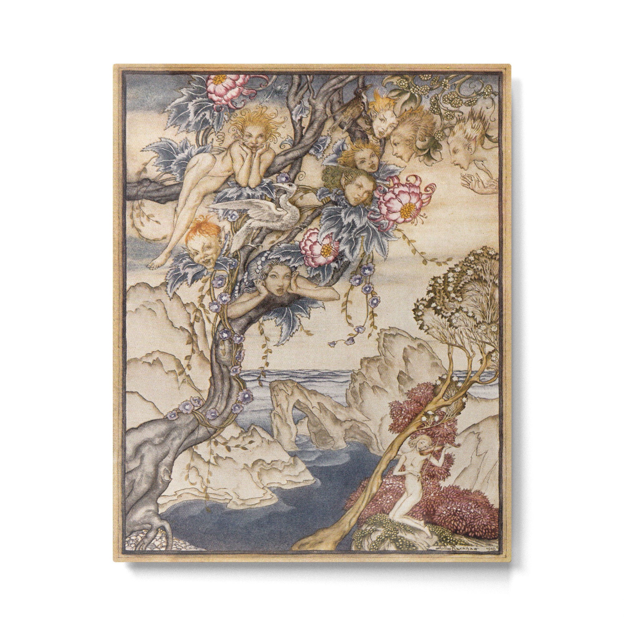 Art by Arthur Rackham for "The Tempest" by William Shakespeare (1926) Metal Print Gallery Image 4