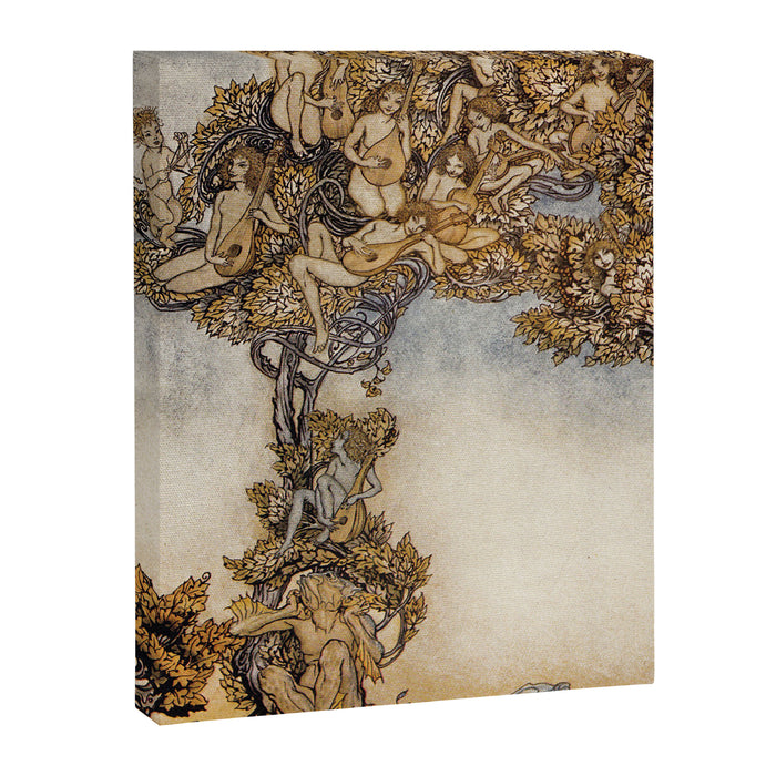 Art by Arthur Rackham for "The Tempest" by William Shakespeare (1926) Canvas Print Gallery Image 1