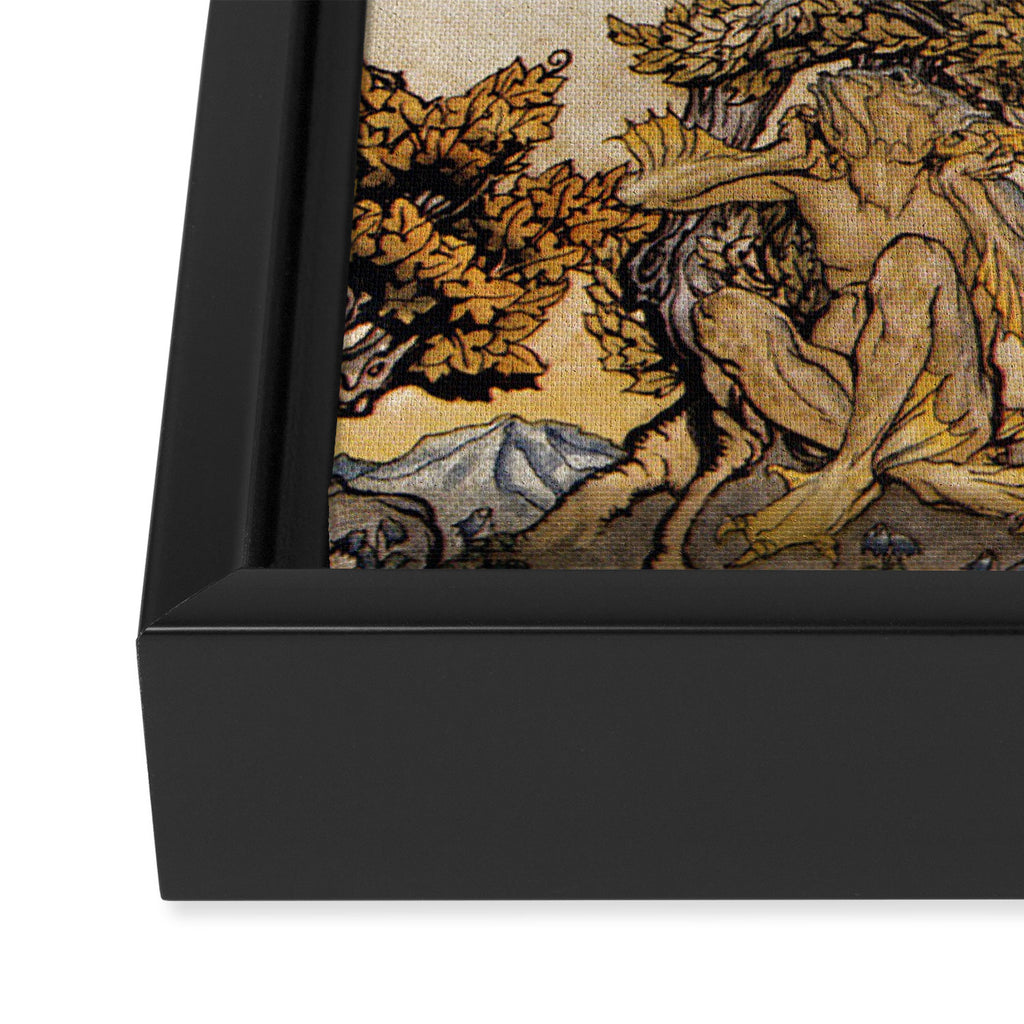 Art by Arthur Rackham for "The Tempest" by William Shakespeare (1926) Framed Canvas Print Gallery Image 3