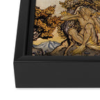 Art by Arthur Rackham for "The Tempest" by William Shakespeare (1926) Framed Canvas Print Gallery Image 3
