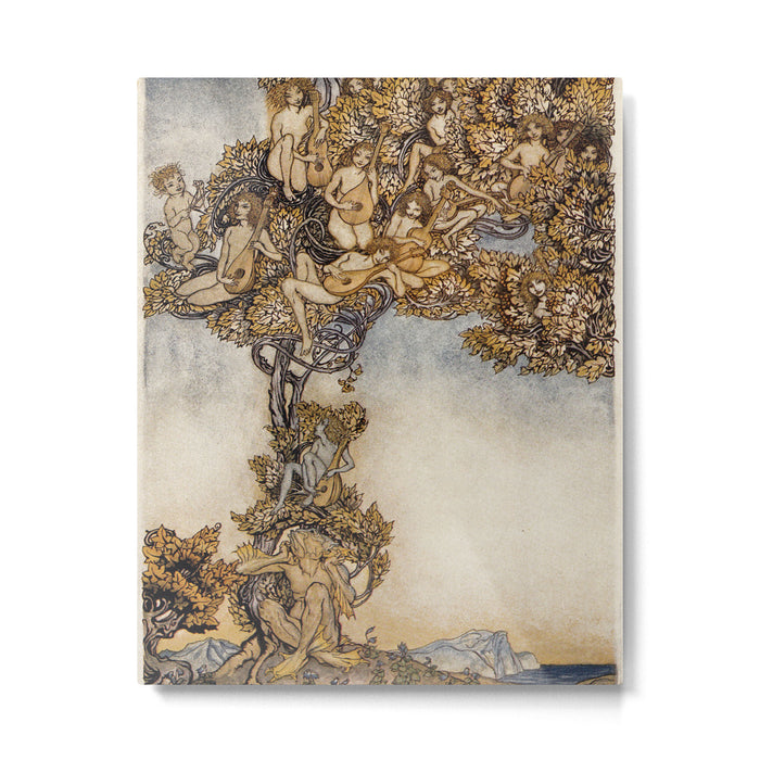 Art by Arthur Rackham for "The Tempest" by William Shakespeare (1926) Metal Print Gallery Image 1