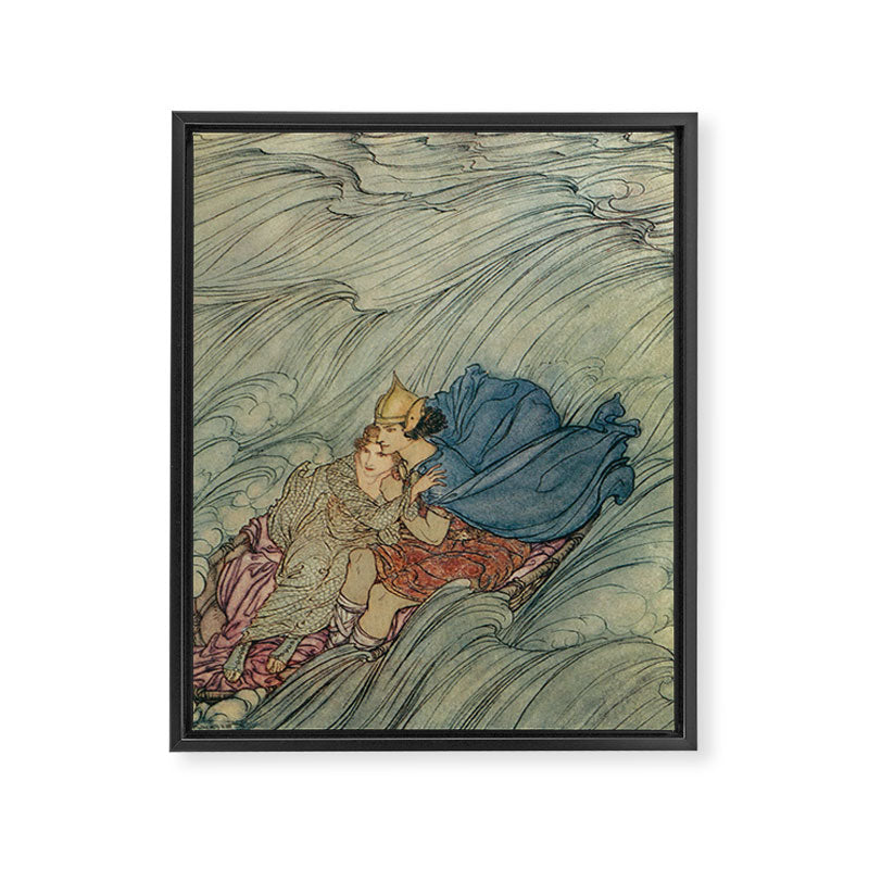 Art by Arthur Rackham for "Irish Fairy Tales," 1920 Framed Canvas Print Gallery Image 8