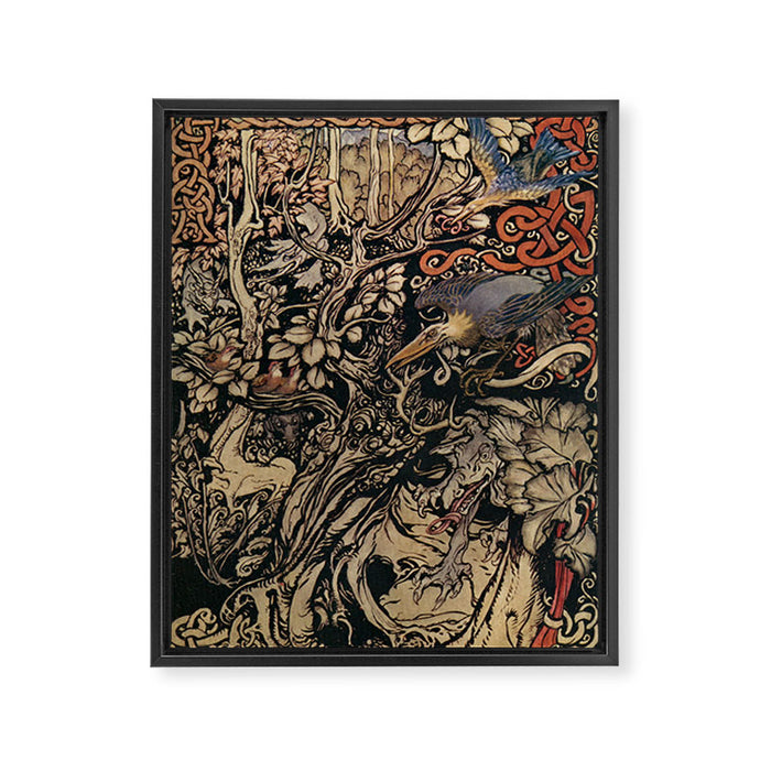 Art by Arthur Rackham for "Irish Fairy Tales," 1920 Framed Canvas Print Gallery Image 1