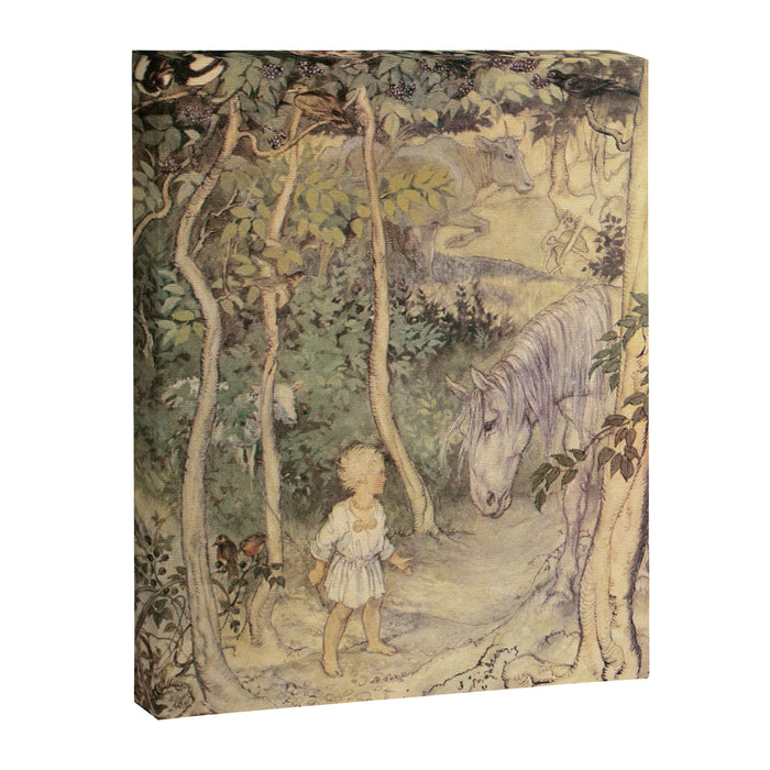 Art by Arthur Rackham for "Irish Fairy Tales," 1920 Canvas Print Gallery Image 1