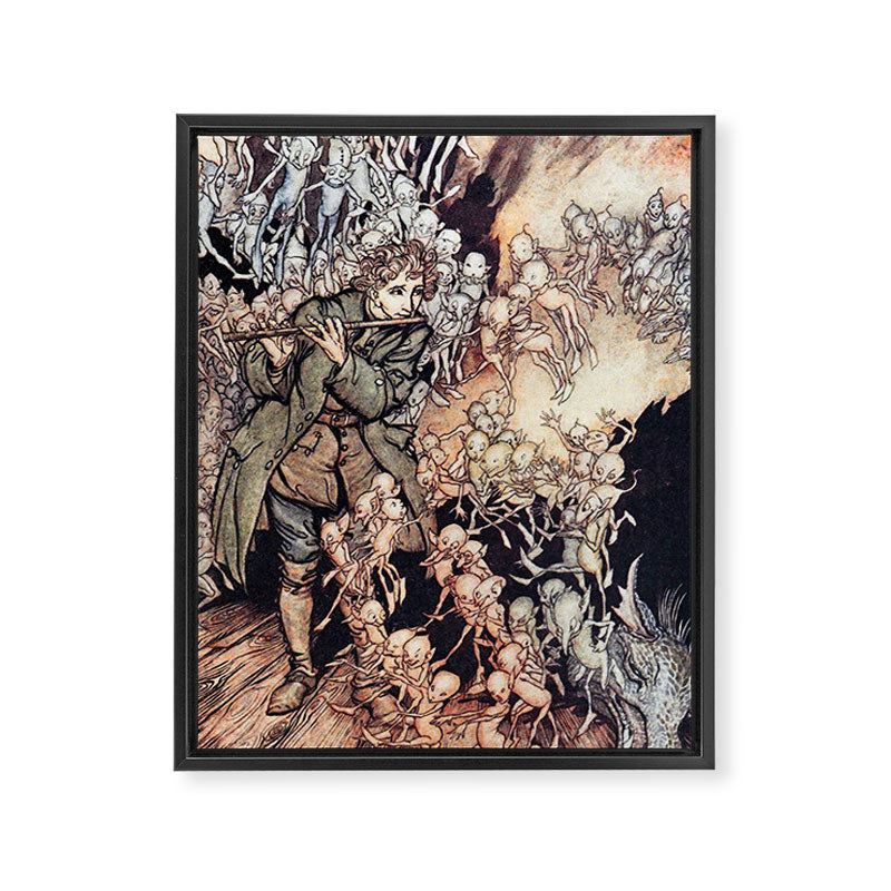 Art by Arthur Rackham for the Brothers Grimm fairy tale "The Gnomes," 1917 Framed Canvas Print Gallery Image 6