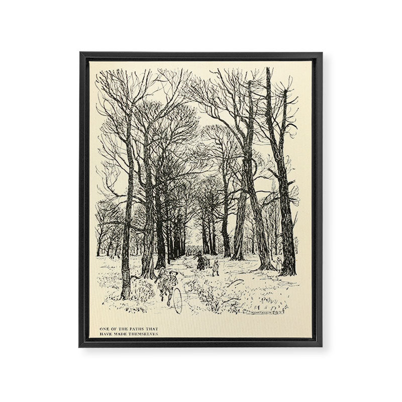 Art by Arthur Rackham from "PeterPan in Kensington Gardens," 1906 Framed Canvas Print Gallery Image 6