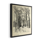 Art by Arthur Rackham from "PeterPan in Kensington Gardens," 1906 Framed Canvas Print Gallery Image 2