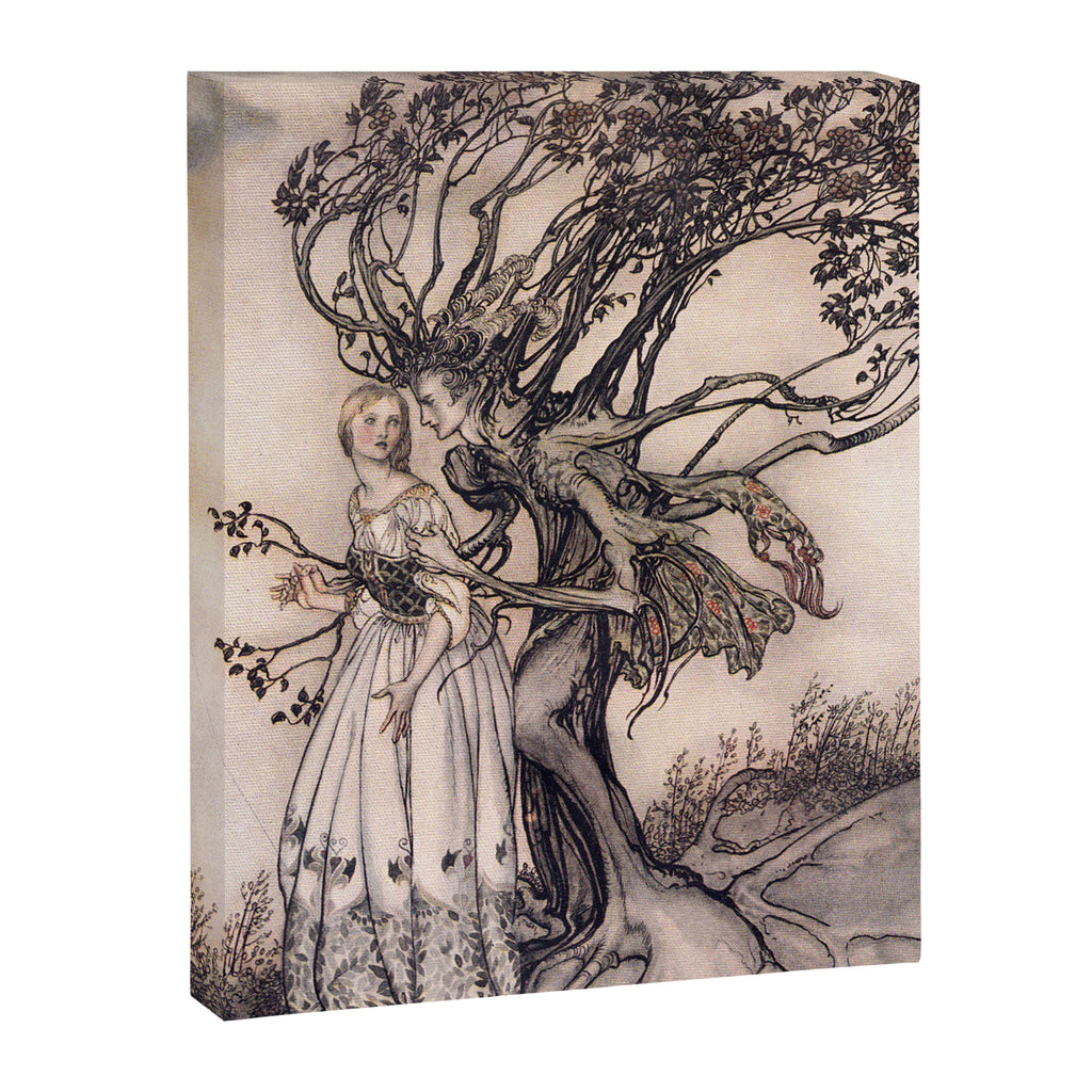 Art by Arthur Rackham from a rare 1917 edition of the Brothers Grimm fairy tales Canvas Print Gallery Image 6