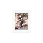 Art by Arthur Rackham from a rare 1917 edition of the Brothers Grimm fairy tales Art Print Gallery Image 1