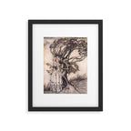 Art by Arthur Rackham from a rare 1917 edition of the Brothers Grimm fairy tales Framed Art Print Gallery Image 5