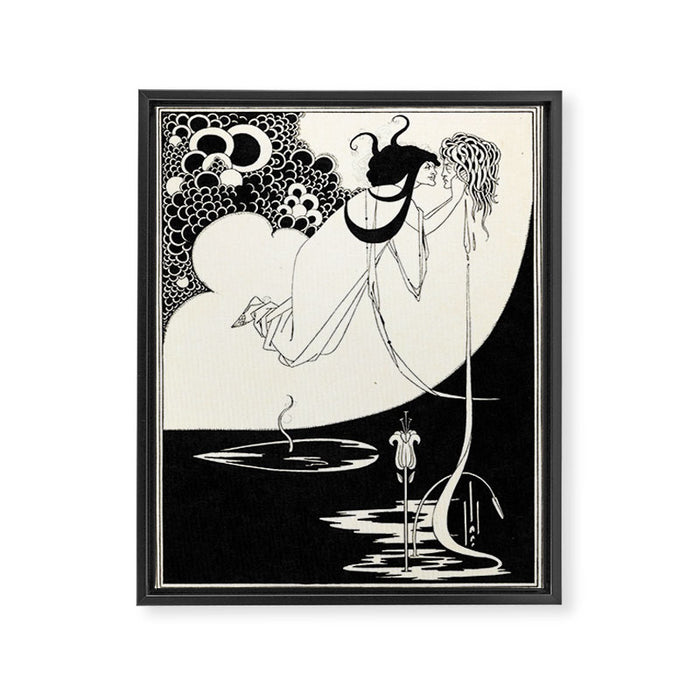 Art by Aubrey Beardsley for "Salome" by Oscar Wilde (1893) Framed Canvas Print Gallery Image 1