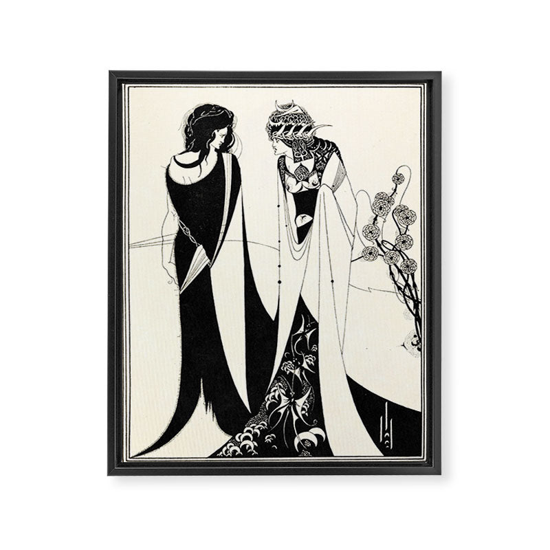 Art by Aubrey Beardsley for "Salome" by Oscar Wilde (1893) Framed Canvas Print Gallery Image 6