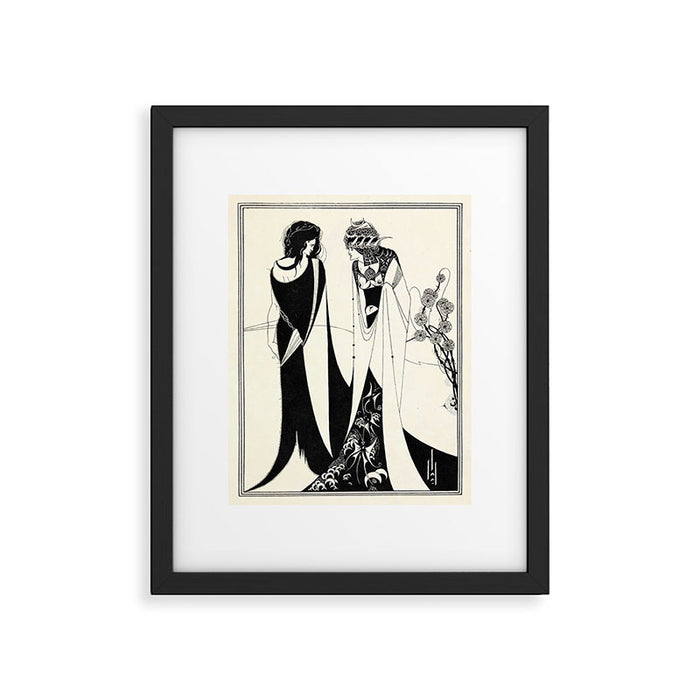 Art by Aubrey Beardsley for "Salome" by Oscar Wilde (1893) Framed Art Print Gallery Image 1