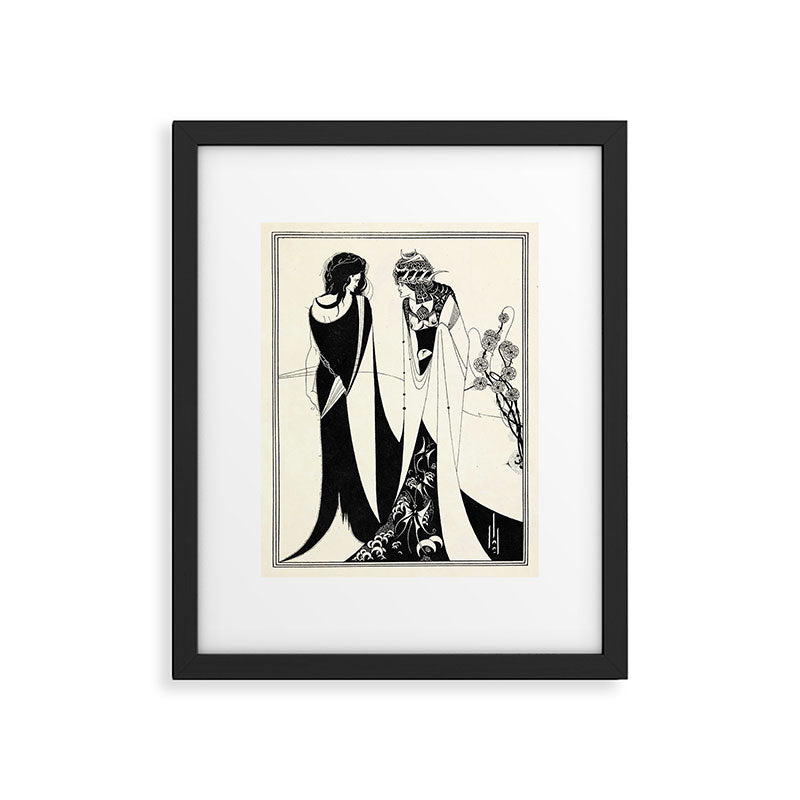 Art by Aubrey Beardsley for "Salome" by Oscar Wilde (1893) Framed Art Print Gallery Image 5