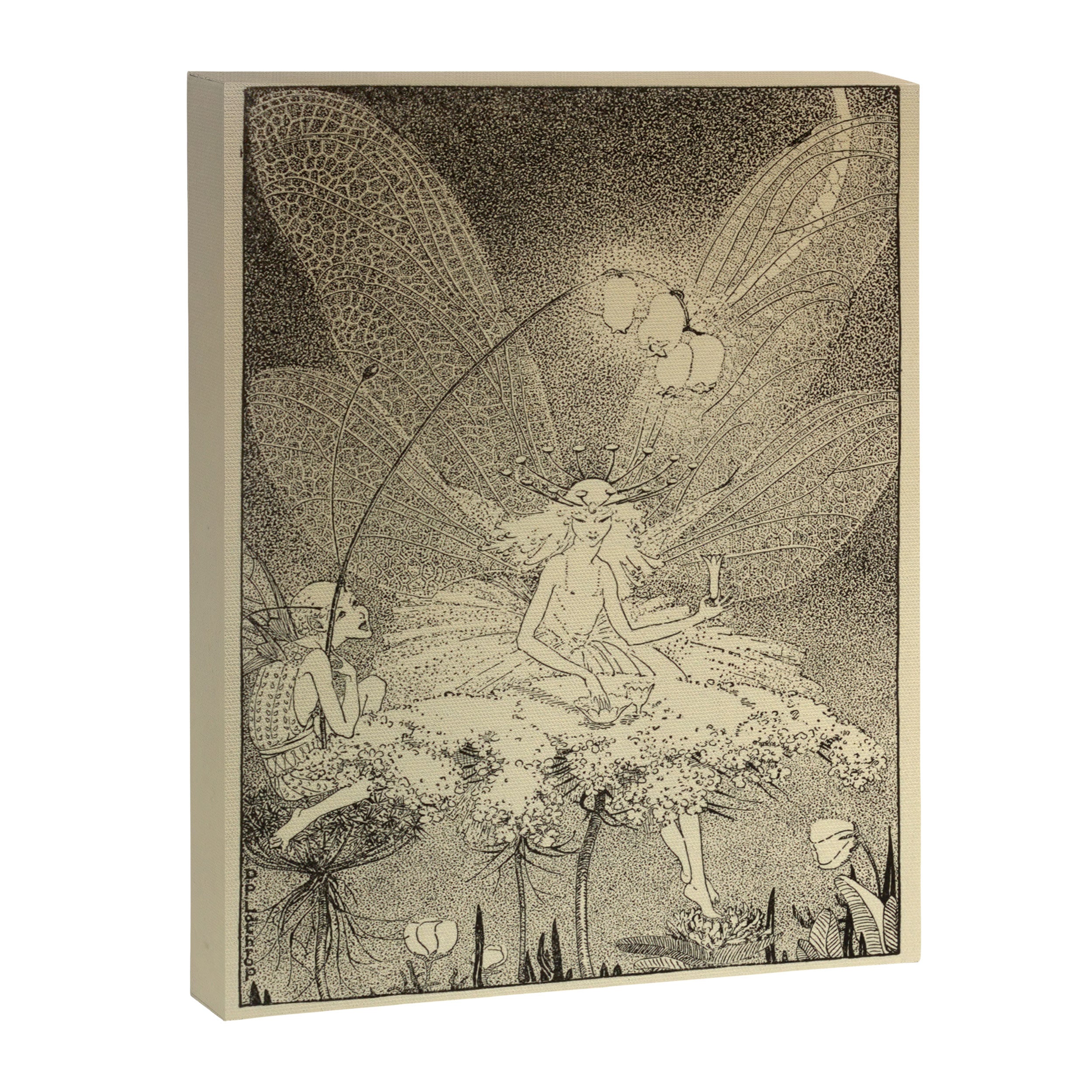 Art by Dorothy Lathrop for "Down-Adown-Derry" by Walter de la Mare (1922) Canvas Print Gallery Image 6